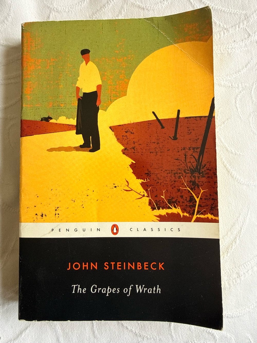 The Grapes of Wrath John Steinbeck Paperback Book Penguin Classics Novel